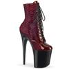 Pleaser - FLAMINGO1020SP Bottes de plateforme, Pole dance chaussures - Chaussures de pole dance - Rouge/Noir Product image